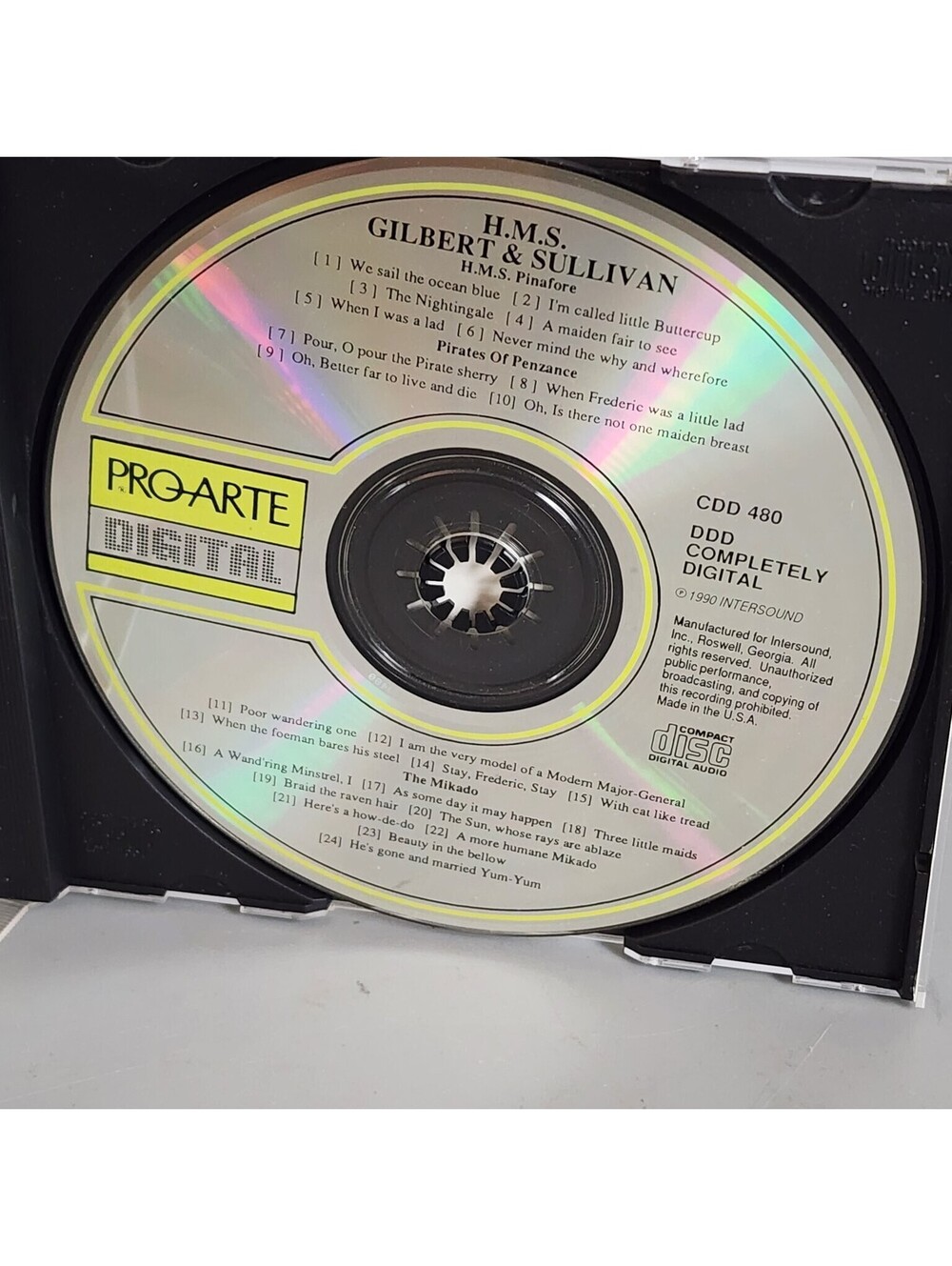 Gilbert & Sullivan - HMS Pinafore, Pirates of Penzance, Mikado CD Pro-Arte